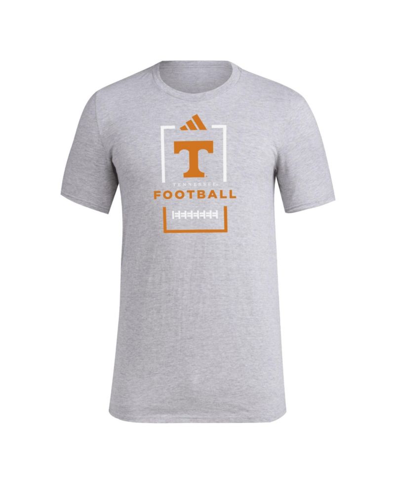 Men's Gray Tennessee Volunteers Football Poly T-Shirt