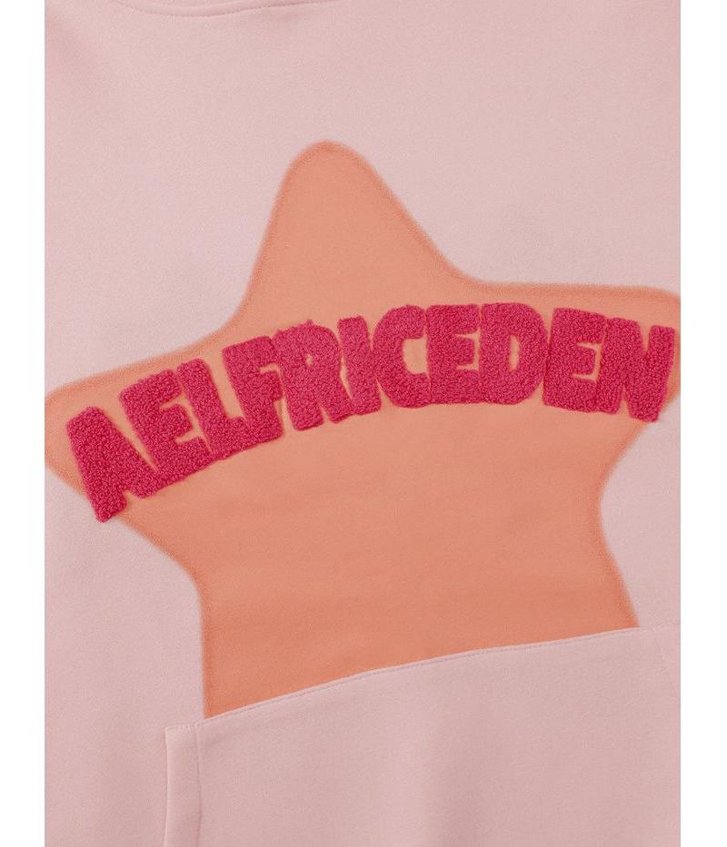 Women's Vintage Embroidery Eden Star Pullover Hoodie