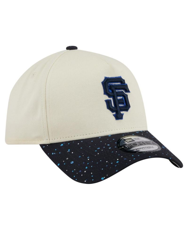 Men's Cream San Francisco Giants Speckle A-Frame 9FORTY Adjustable Hat