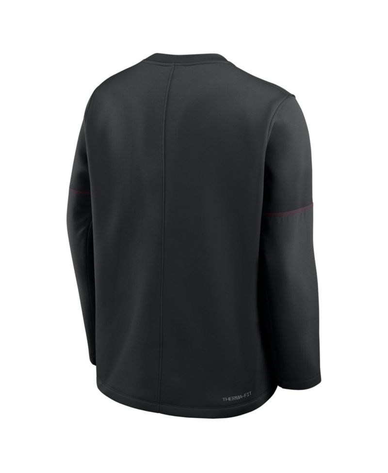 Men's Black USC Trojans 2026 Sideline Coaches Therma-FIT Long Sleeve Top