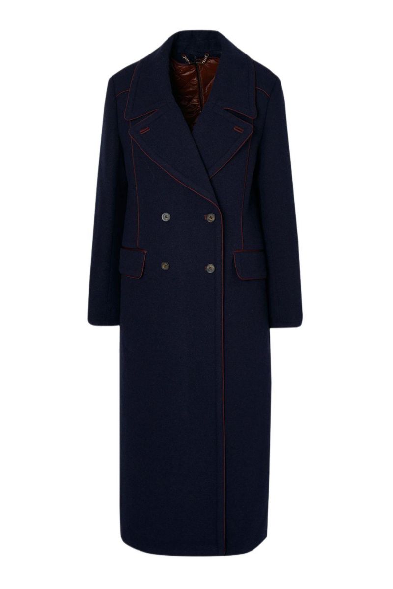Women's Tailored Padded Lined Midi Coat