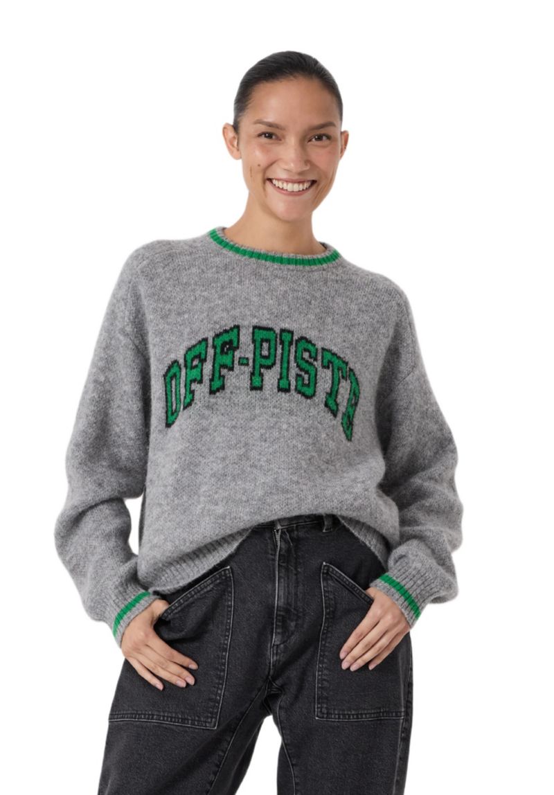 Women's Ellis Wool Blend Off-Piste Motif Sweater