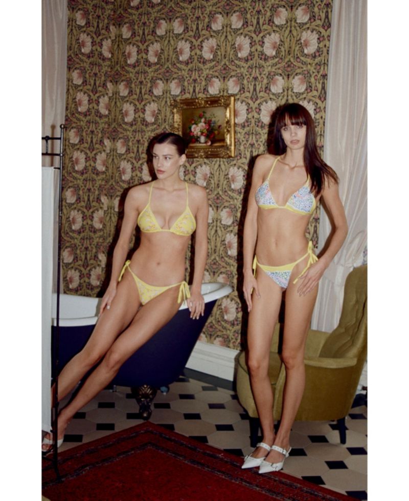 Women's Garden Reversible Triangle Bikini Top