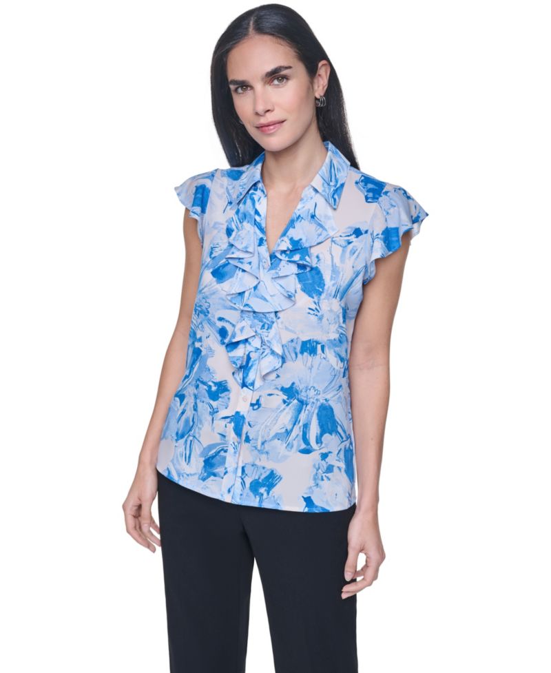 Women's Collared Neck Top