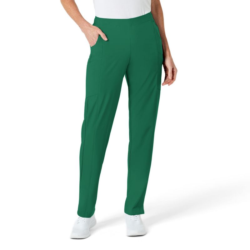 Plus Size W123 Flat Front Cargo Scrub Pant Regular