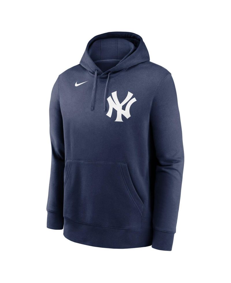 Men's Aaron Judge Navy New York Yankees Player Name & Number Club Pullover Hoodie