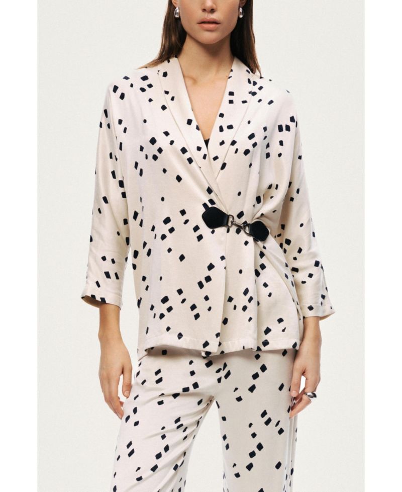 Women's Printed Wrap Jacket