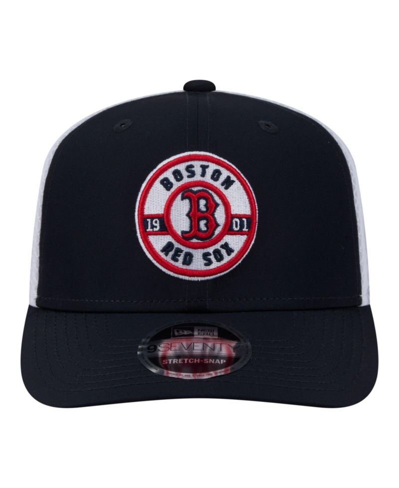Men's Navy Boston Red Sox Active 9SEVENTY Adjustable Trucker Hat