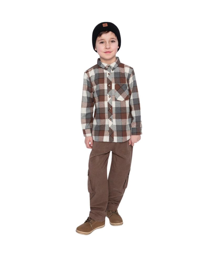 Boys' (6-12) Flannel Shirt