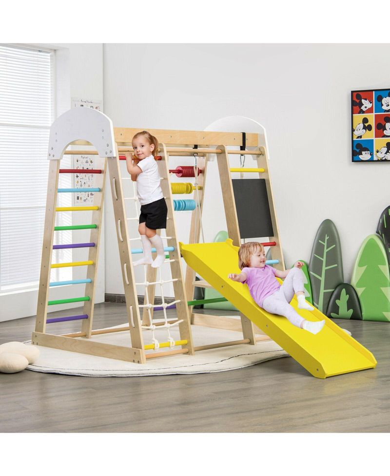 Ages 3+ Indoor 8-in-1 Climber Playset