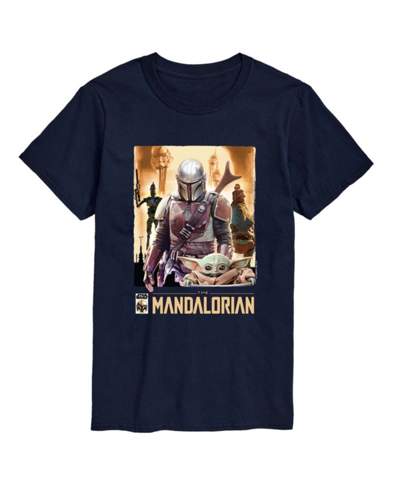 Men's The Mandalorian Collage Short-Sleeve Graphic T-Shirt