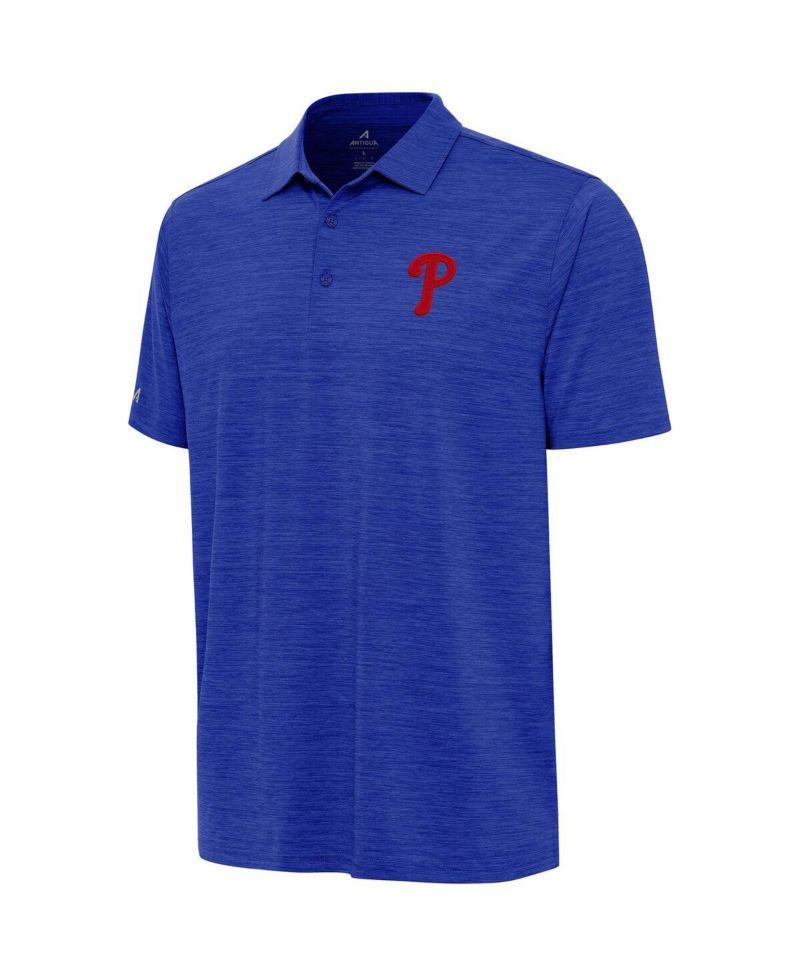 Men's Heather Royal Philadelphia Phillies Layout Polo Shirt