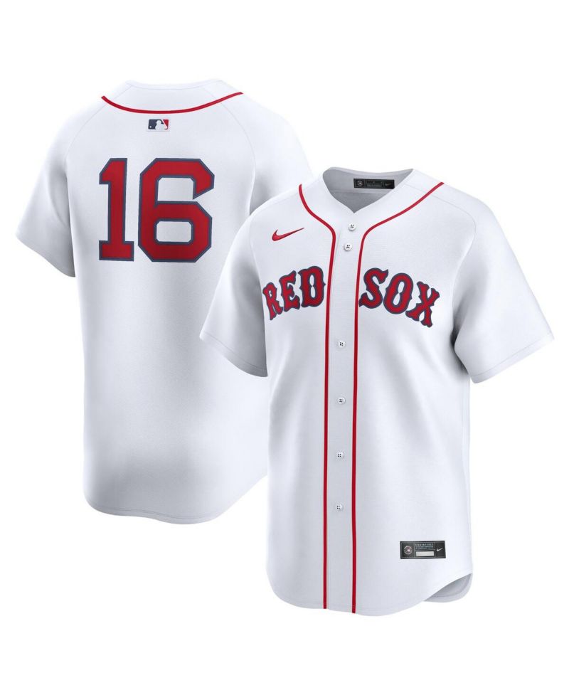 Men's Jarren Duran White Boston Red Sox Home Limited Player Jersey