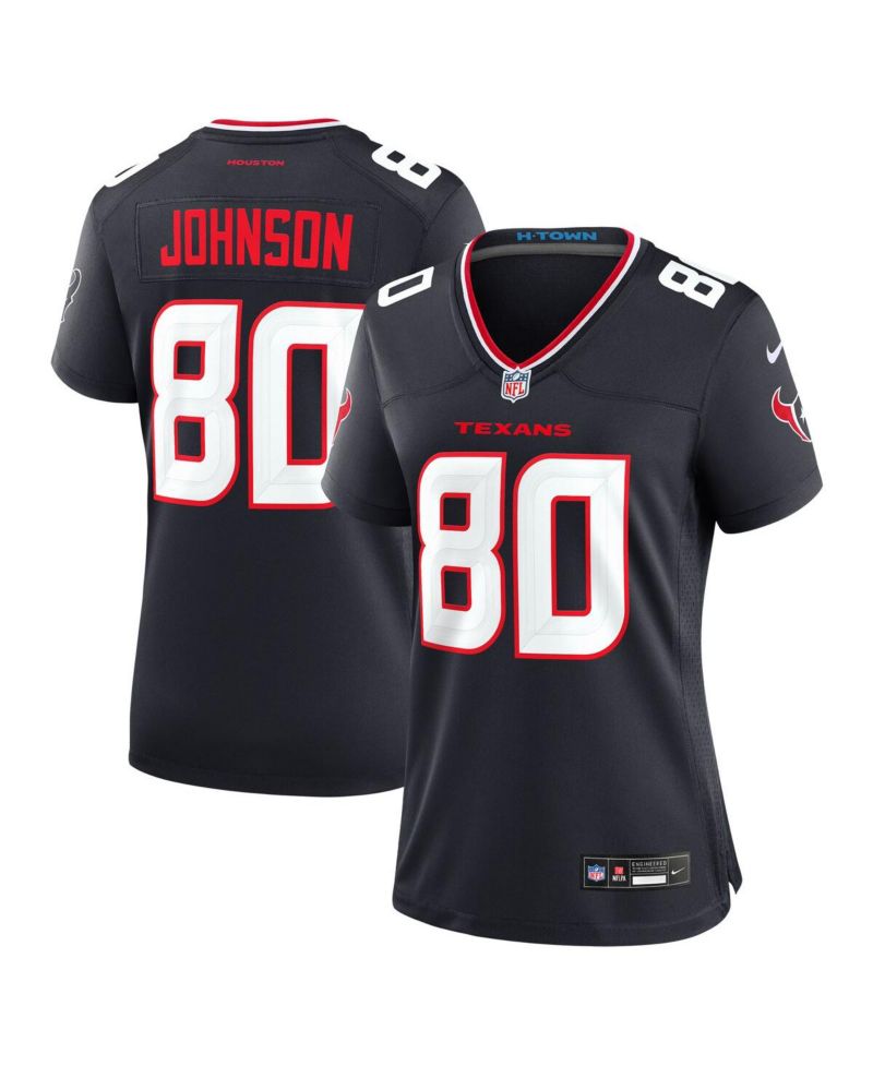 Women's Andre Johnson Navy Houston Texans Team Retired Player Game Jersey