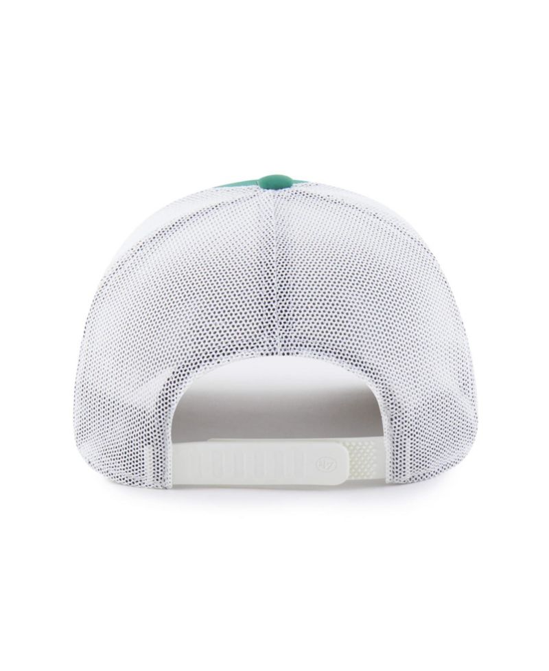 Men's Kelly Green/White New York Yankees Elevated Greens Adjustable Trucker Hat