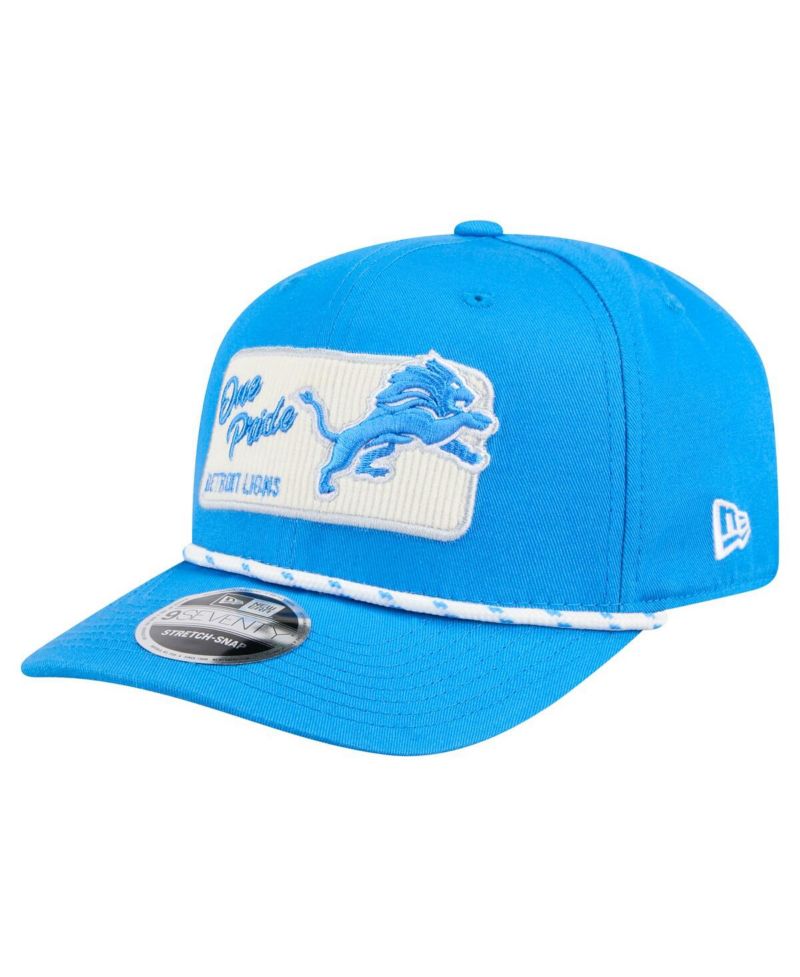 Men's Blue Detroit Lions Chant 9SEVENTY Stretch-Snap Hat