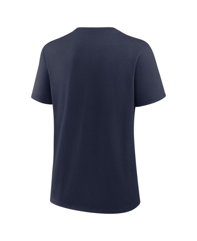 Women's Navy West Virginia Mountaineers Primary Logo T-Shirt
