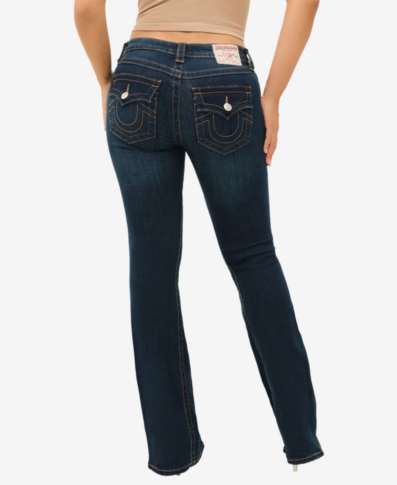 Women's Joey Mid-Rise Flare Flap Jeans