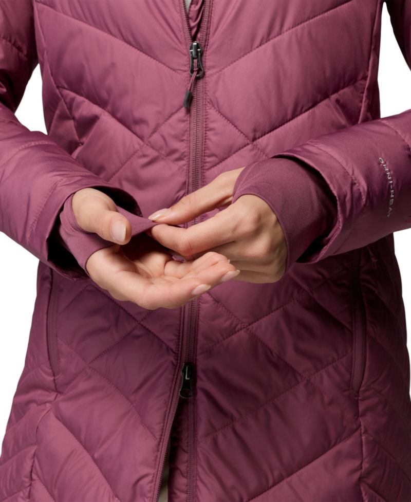 Women's Heavenly Long Hooded Insulated Water-Resistant Jacket