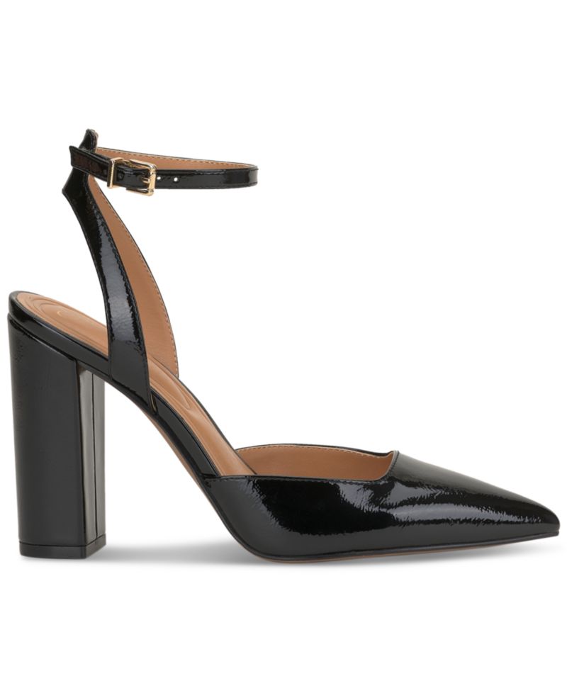Women's Nazela Two-Piece Pointed-Toe Block-Heel Pumps