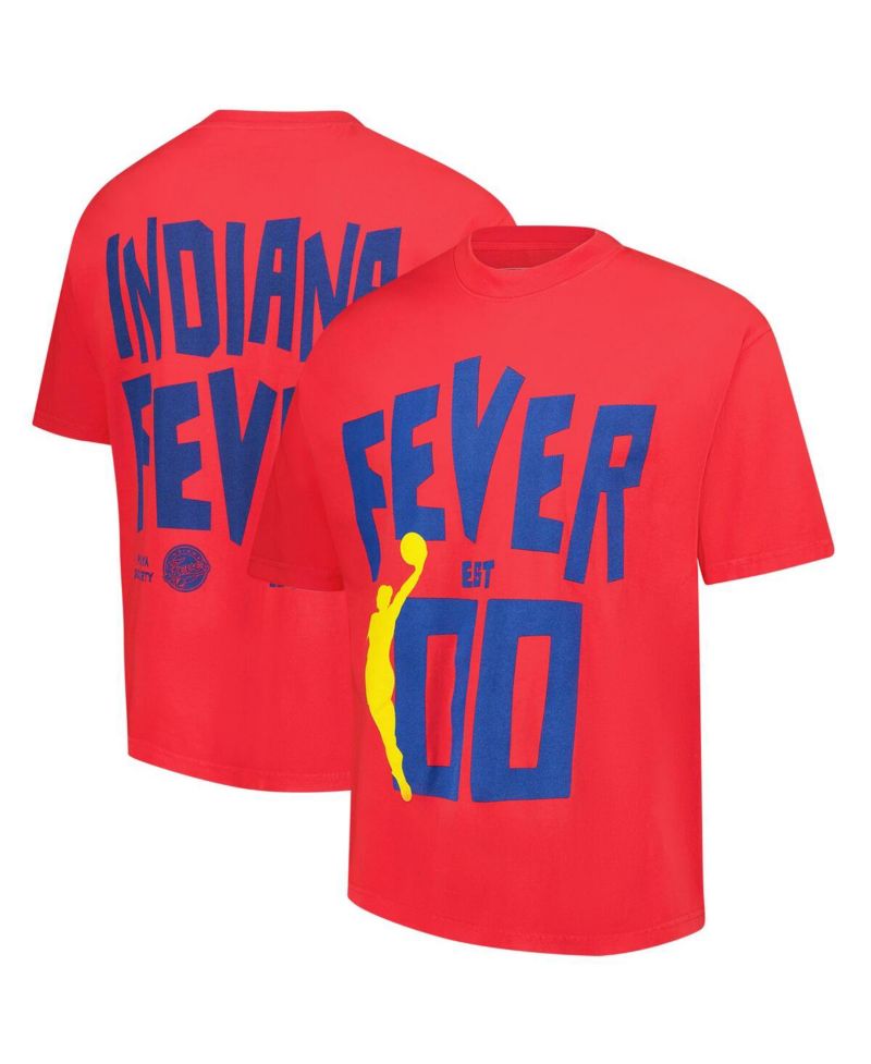 Men's and Women's Red Indiana Fever Established 2000 Premium T-Shirt