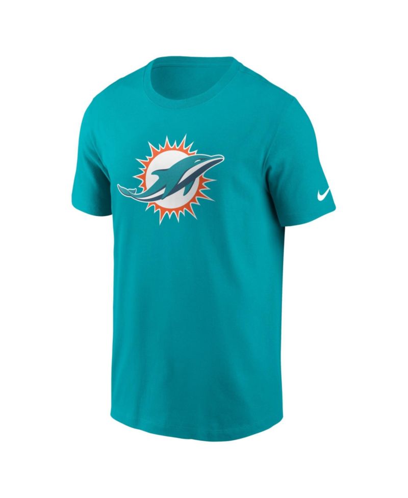 Men's Miami Dolphins Essential Logo Crewneck T-Shirt
