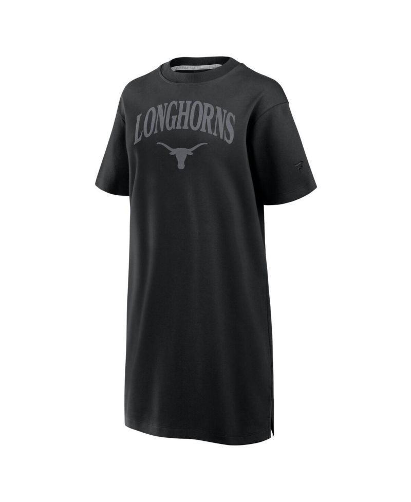 Women's Black Texas Longhorns Elements Go Tri-Blend T-Shirt Dress