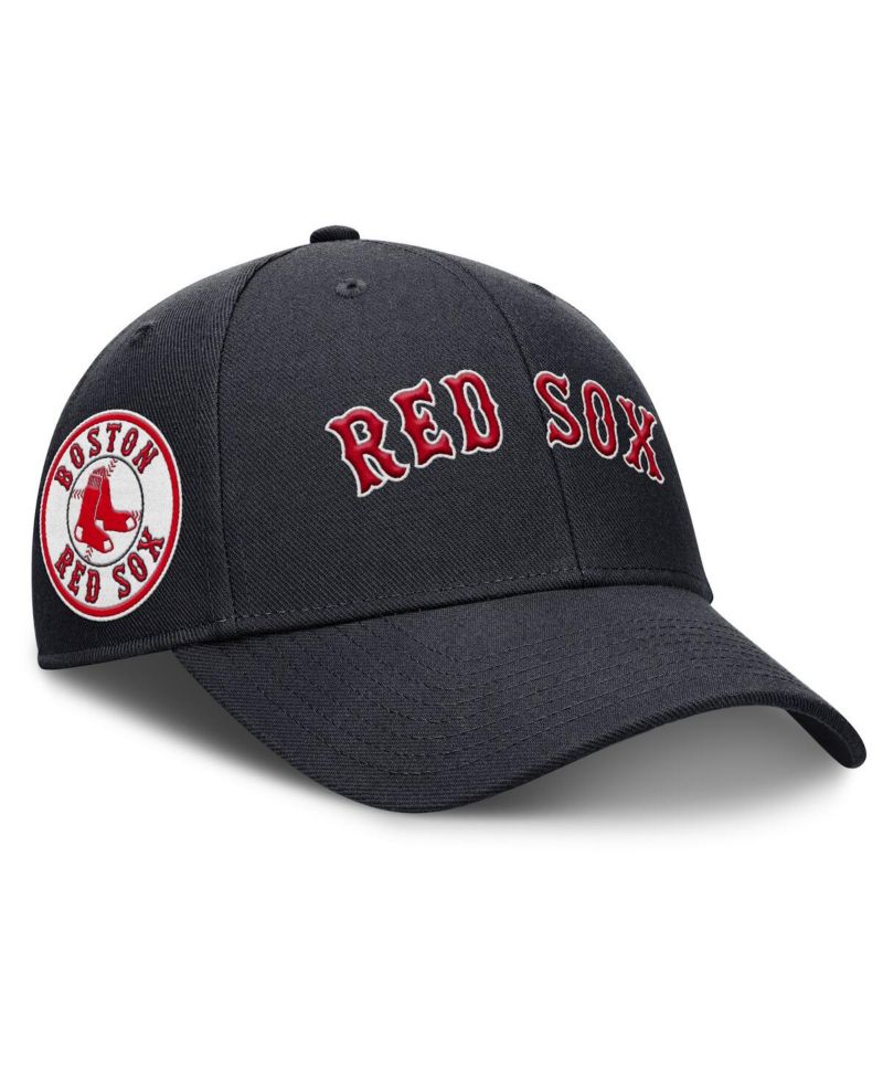 Men's Navy Boston Red Sox Rise Gaberdine Adjustable Hat