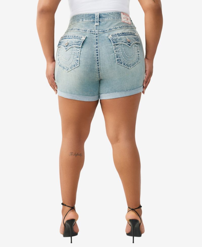 Plus Size Jennie Mid-Rise Shorts