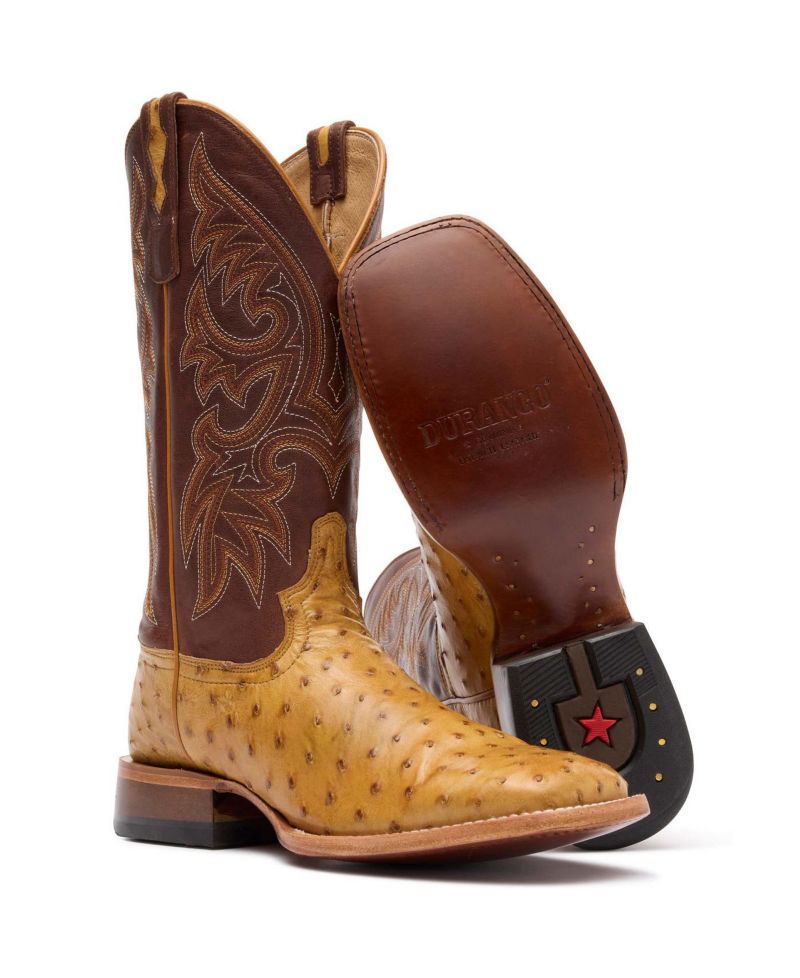Men's Premium Exotics Full-Quill Ostrich Western Boot