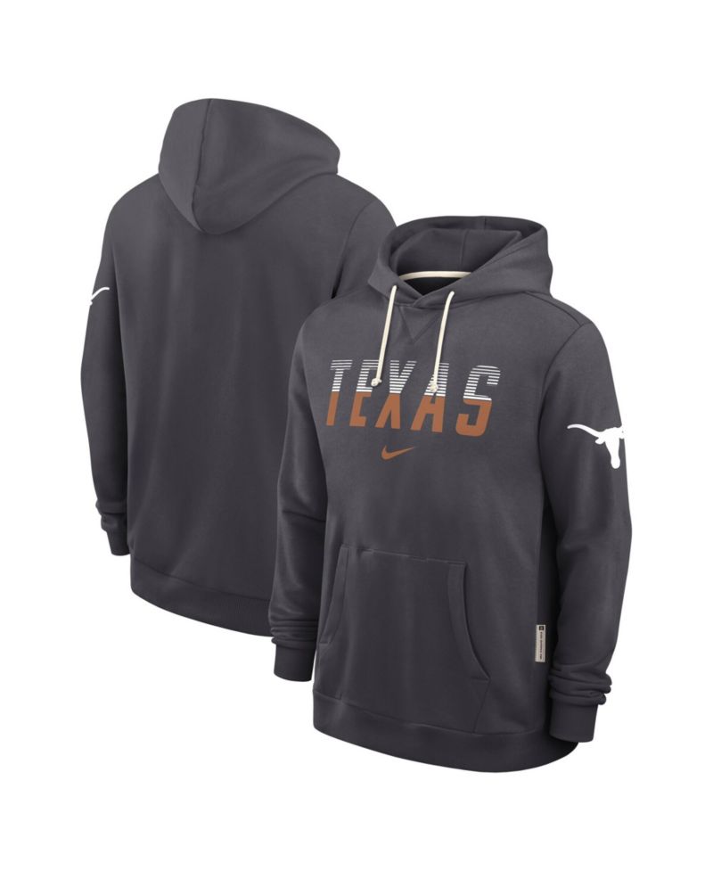Men's Anthracite Texas Longhorns 2026 Sideline Standard Issue Dri-FIT Hoodie