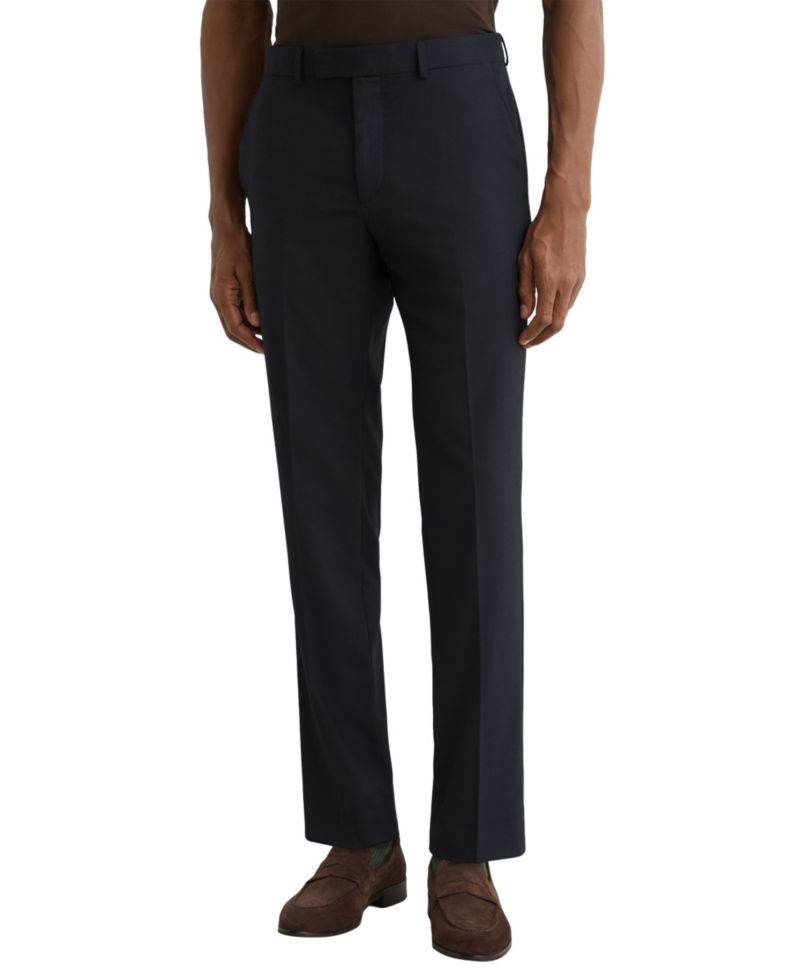 Men's Graduate Tailored-Fit Flat-Front Suit Pants
