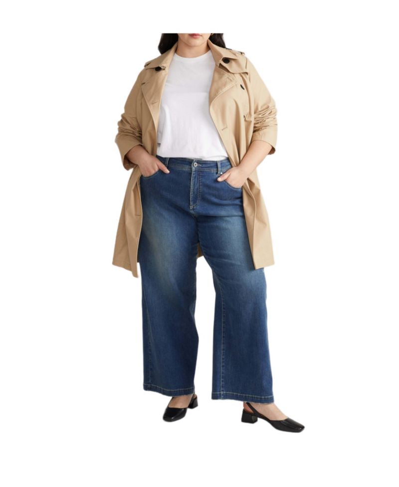 Women's Plus Size Comfort Denim Trouser Jeans