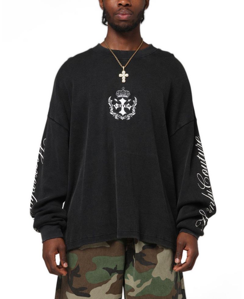 Men's Purity Oversized Long-Sleeve Graphic T-Shirt