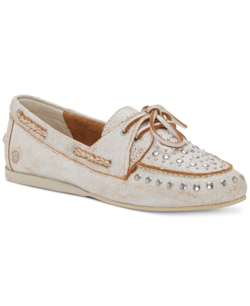 Women's Timini Studded Moccasin Boat Shoe Loafers