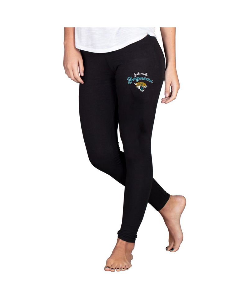 Women's Black Jacksonville Jaguars Lightweight Fraction Lounge Leggings