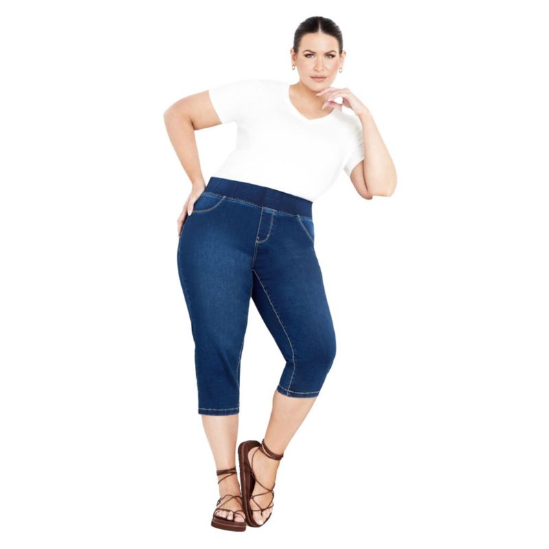 Women's Butter Denim Pull On Crop Jean