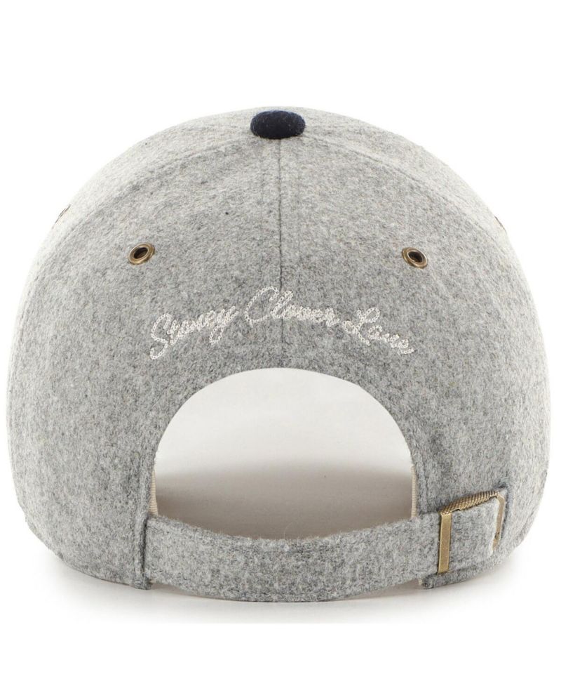 x '47 Brand Men's and Women's Gray/Navy Dallas Cowboys Block Clean Up Adjustable Hat