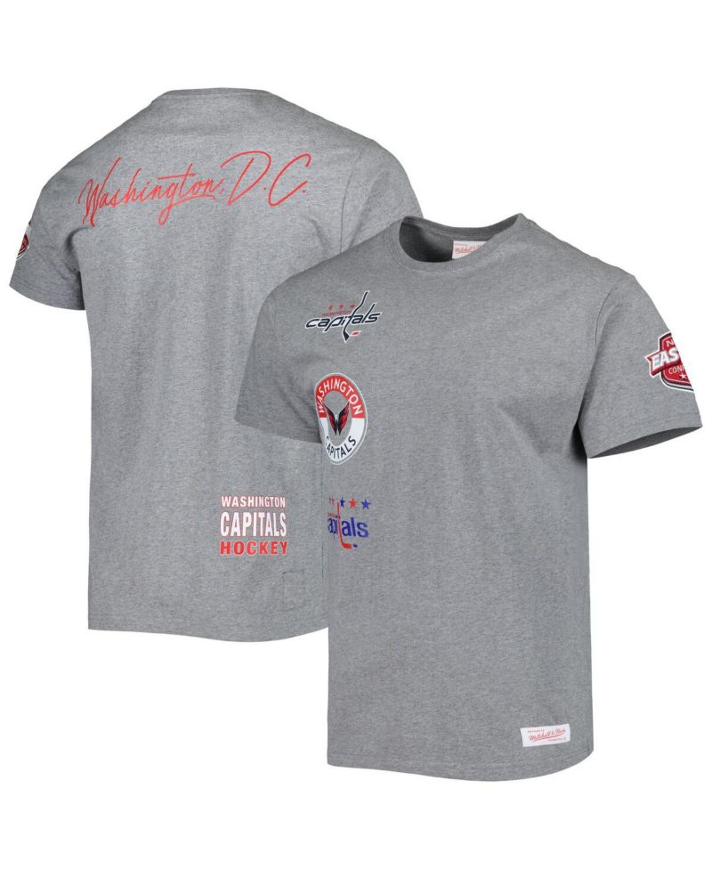 Men's Heather Gray Washington Capitals City Collection T-shirt