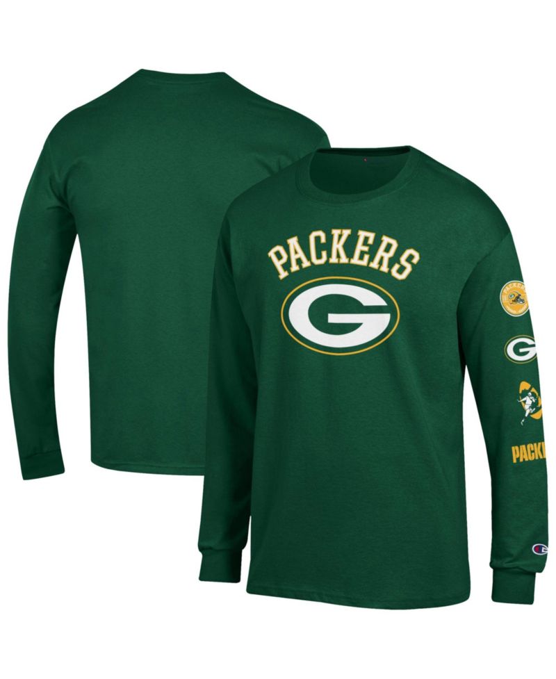 Men's Green Green Bay Packers Seal Long Sleeve T-Shirt