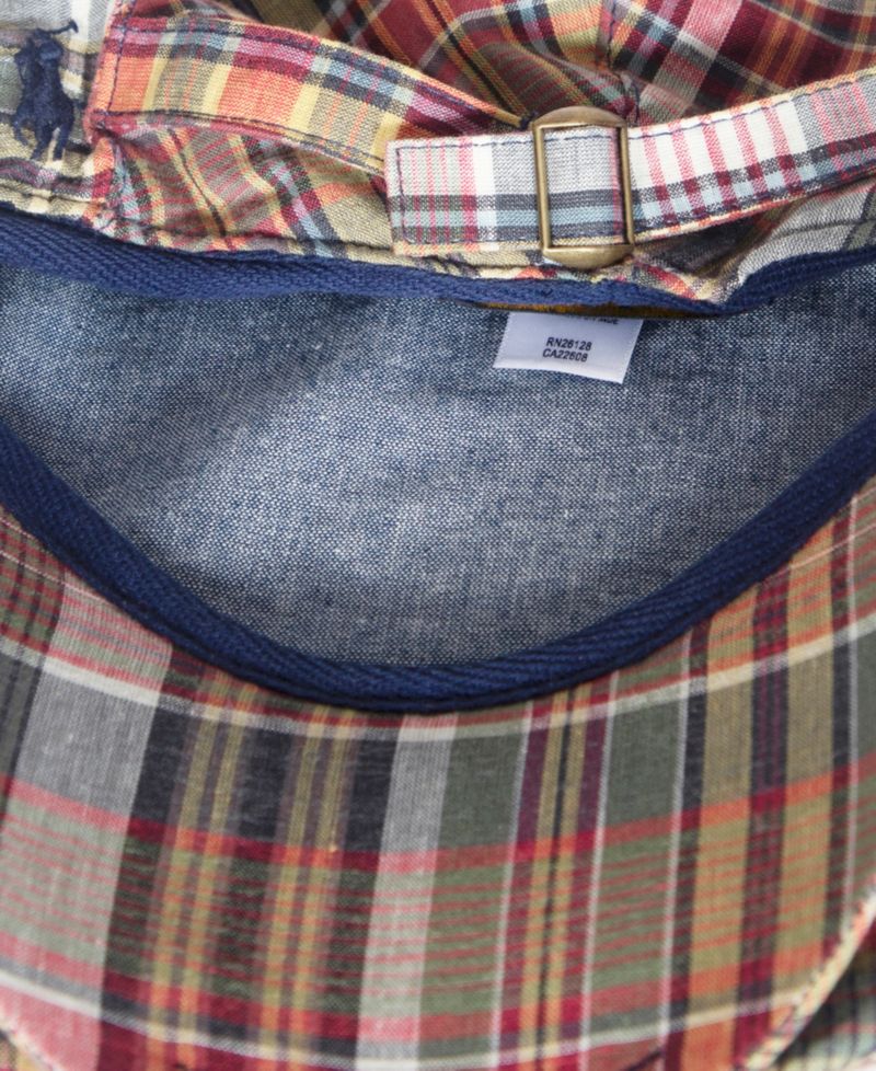 Men's Plaid Flat Cap