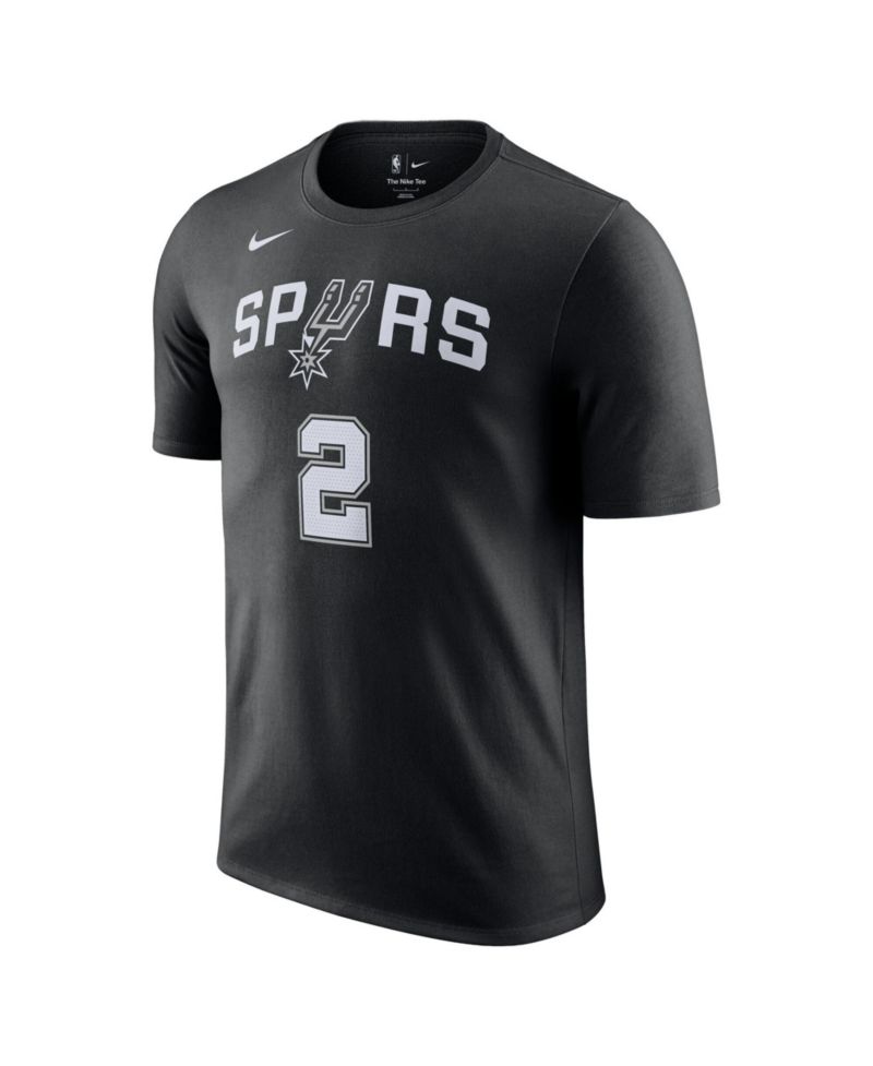 Men's and Women's Dylan Harper Black San Antonio Spurs Name & Number T-Shirt