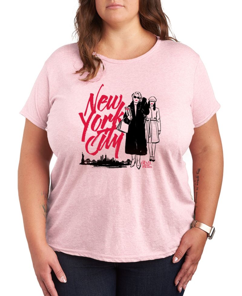 Plus Size The Devil Wears Prada New York City Andy and Miranda Short-Sleeve T-Shirt
