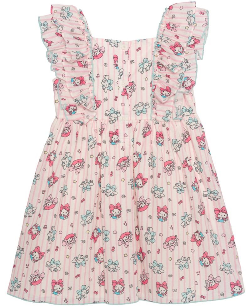 Girls' 2T-6X Sleeveless Square-Neck Dress
