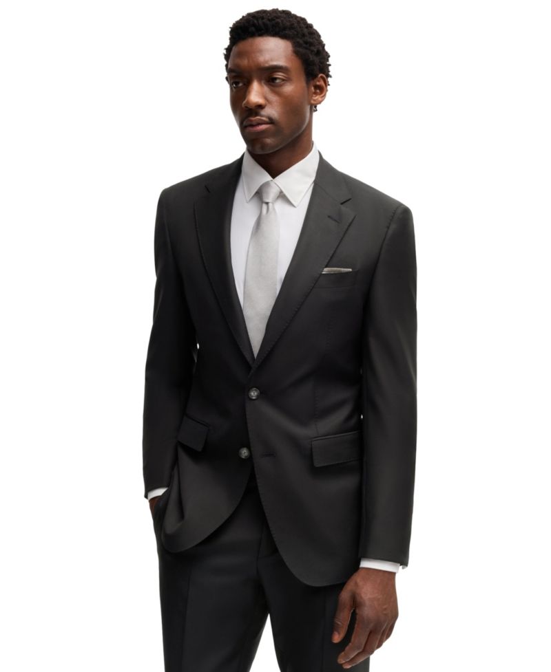 Men's Virgin Wool Slim-Fit Jacket