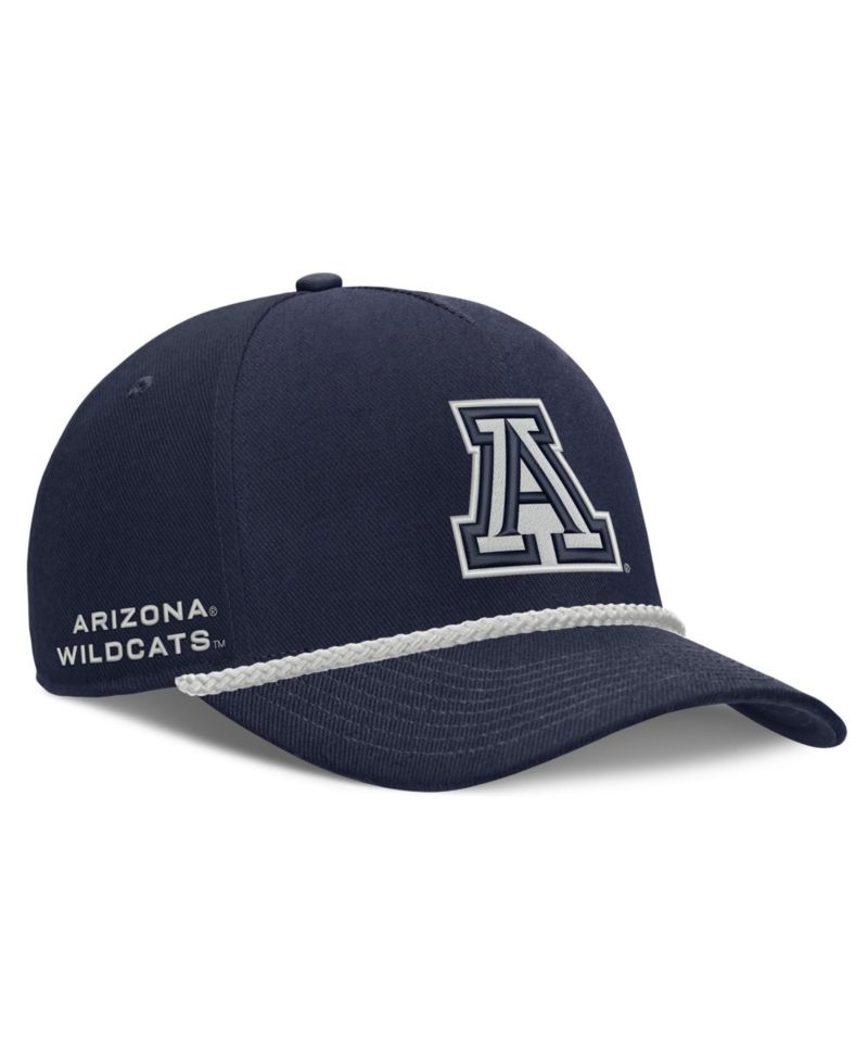 Men's and Women's Navy Arizona Wildcats Rope Rise Adjustable Hat
