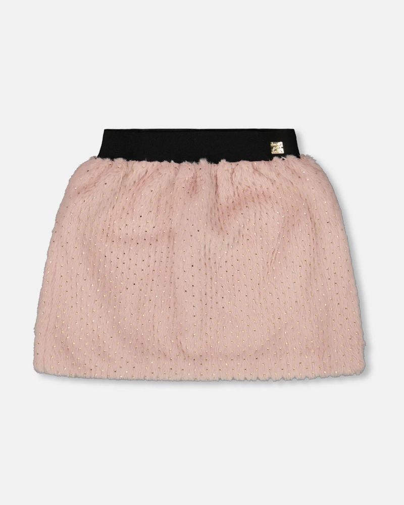 Girl Fake Fur Skirt Pink - Toddler|Child