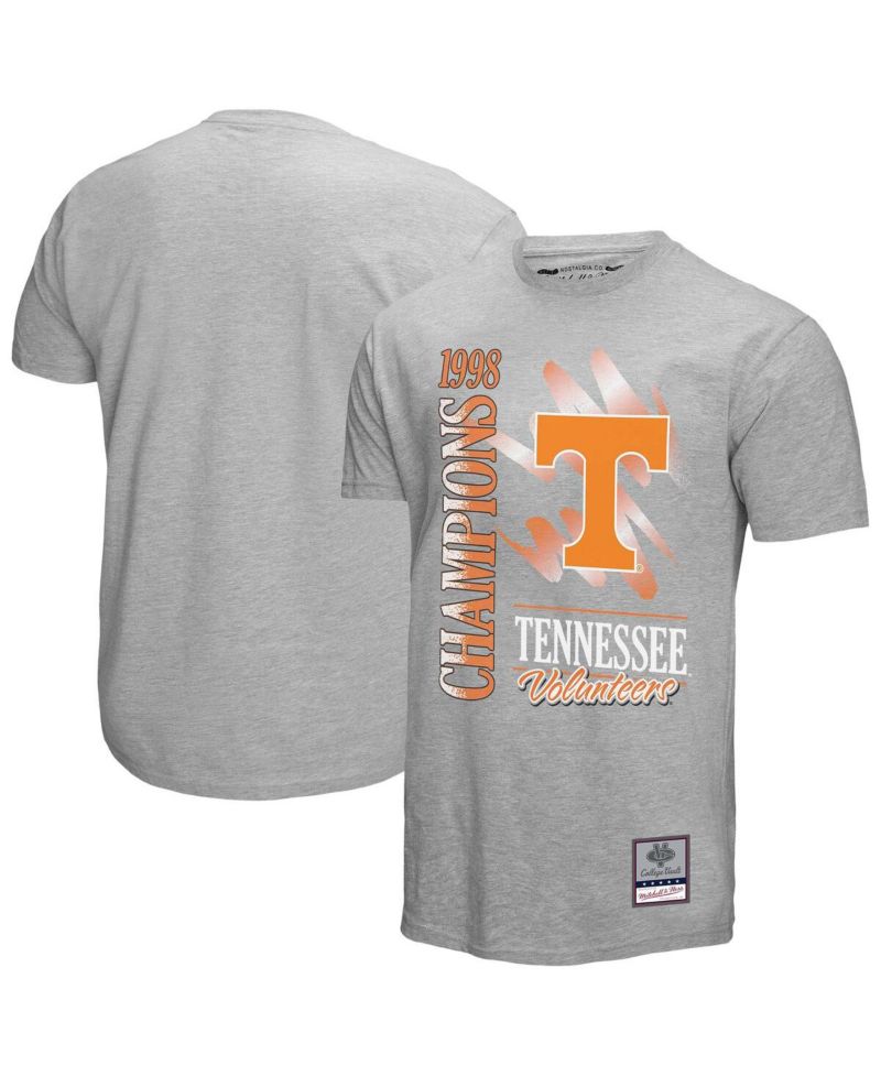 Men's Gray Tennessee Volunteers Retro Brush Mineral Wash T-Shirt