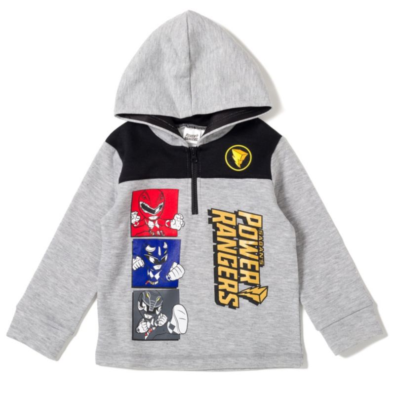 Toddler Boys Fleece Half Zip Pullover Hoodie