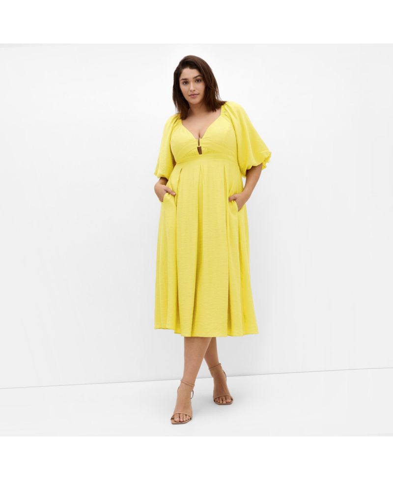 Plus Size Shae V Neck Dress